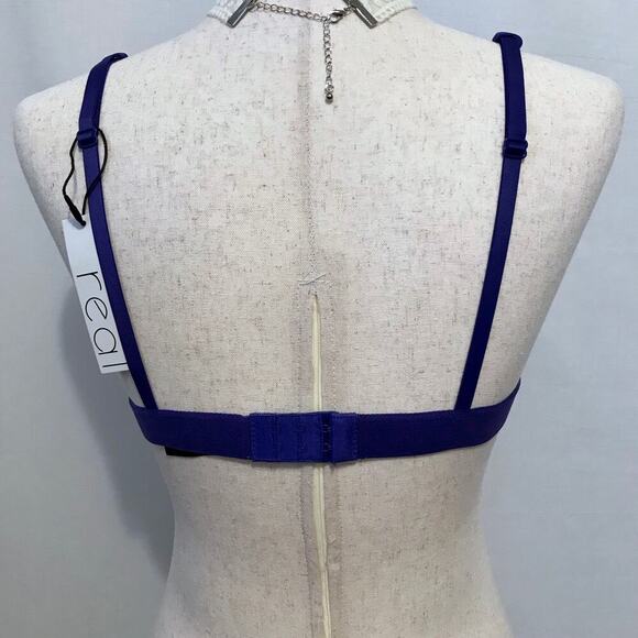 Anthropologie Real Underwear NWT Triangle Mesh Bra Women S - Picture 7 of 15